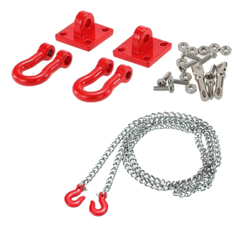 1:10 Rc Clinging Hook Remolque Cadena Para Cc01 Axial Scx10