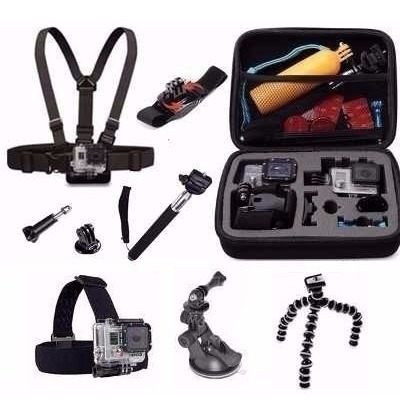 Kit Hero 8 7 6 5 3 4 Edition Black Silver Session Gopro 2018