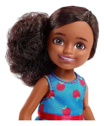 Boneca Barbie Chelsea Professora Negra Com Acessórios Globo