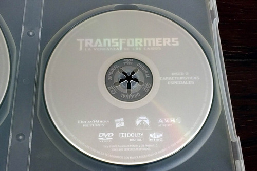 Transformers - La Venganza De Los Caidos * Ed Especial 2 Dvd (Usado)