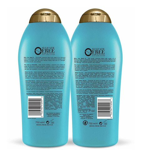 Ogx Renovación + Aceite De Argán De Marruecos Champú Y Acond