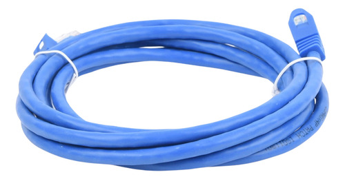 Patch Cord Cable Parcheo Red Utp Cat 6 0.5 Mts Azul
