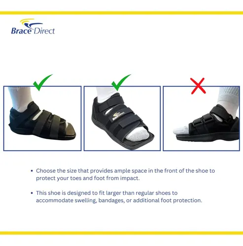 Zapato De Recuperación Posoperatoria Médico Ajustable