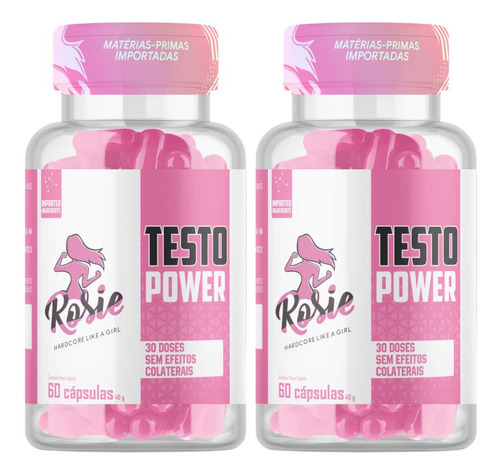 Kit 2 Pré Hormonal Testo Gh Power Feminino - 120 Cápsulas