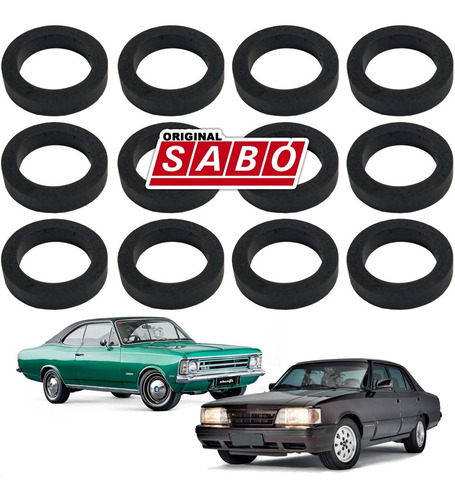 Kit 12 Anel Vedação Haste Valvulas Gm Opala Caravan 6cc