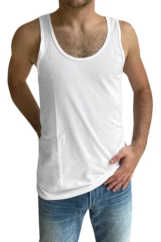 Playera blanca interior para hombre new arrivals