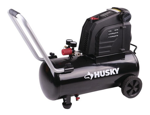 Compresor Portatil Husky 8 Gal. 150 Psi Color Negro Fase Eléctrica Bifásica