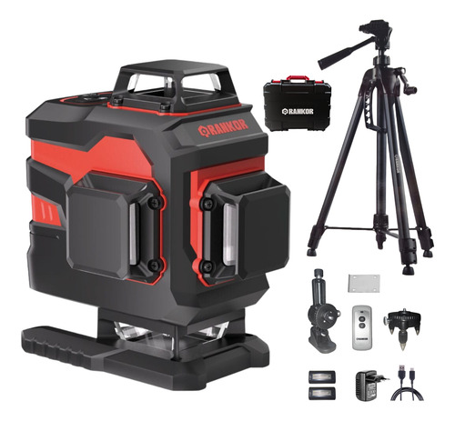 Nivel Laser 16 Líneas + Trípode Rankor Rlg16001-rat65001