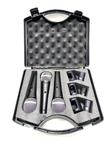 Kit 3 Microfones Ll Donner Dr3100 Dinâmico Novo Original