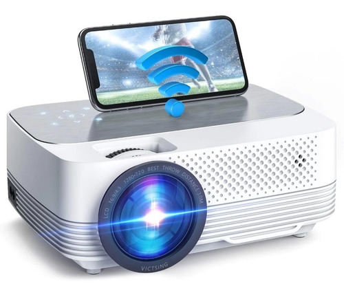 Mini Proyector Victsing 6500l Compatible Con Android, iPhone