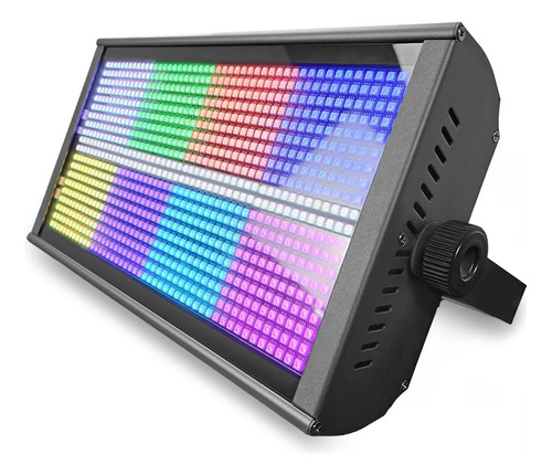 Kit 2 Strobo Led Smd Profissional Dmx 1000w Rgbw 3 Em 1