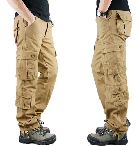 Pantalones Tácticos Militares 8 Bolsas De Mando De Seguridad