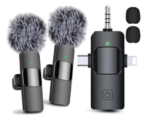 Comprar Micrófonos Lavalier Inalámbricos 3 En 1 Para iPhone, Android