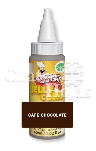 Colorante En Gel Comestible Cafe Chocolate Ma Baker 60ml