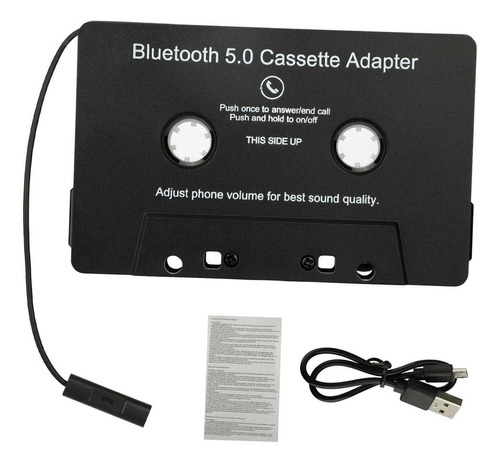 Adaptador De Cassette A Auxiliar Con Batería Incorporada