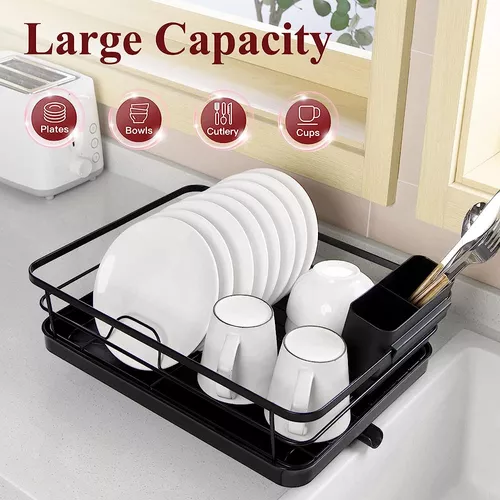 Sakugi Dish Drying Rack - Estante Compacto Para Platos Para