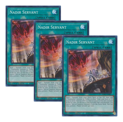 Yugioh! X3 Nadir Servant - Ra01 (super Rare) Tercia