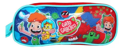 Estojo Colorir Escolar Duplo Gato Galáctico r Clio em Promoção na  Americanas