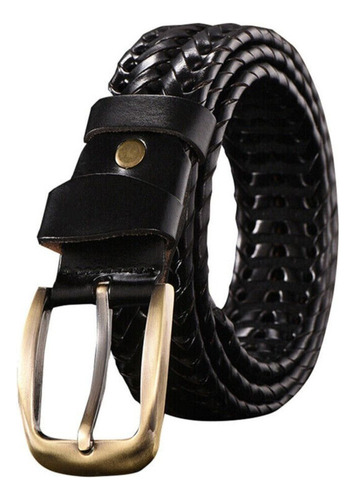 0 Cinturones Vintage, Cinturón Trenzado De Piel, Cintura