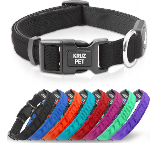 Kruz - Collar De Perro Ajustable De Alta Resistencia, Acolch