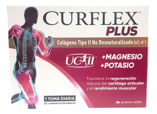 Curflex Plus Colageno + Magnesio + Potasio X 30 Comprimidos