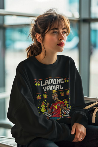 Sudadera Sueter Ugly Lamine Yamal Barcelona