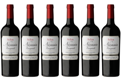 Caja X6 Vino Nicasia Vineyard Cabernet Franc 750 Ml