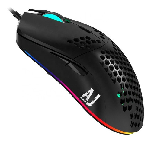 Imagen 2 de 7 de Mouse Gamer Ultraligero Rgb 16.000 Dpi Programable - Ajazz