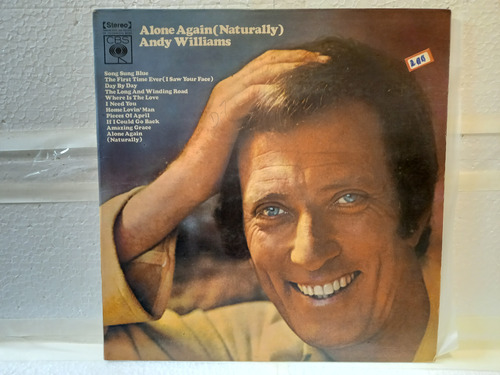 Lp Andy Williams Alone Again Naturally Código 01 A R