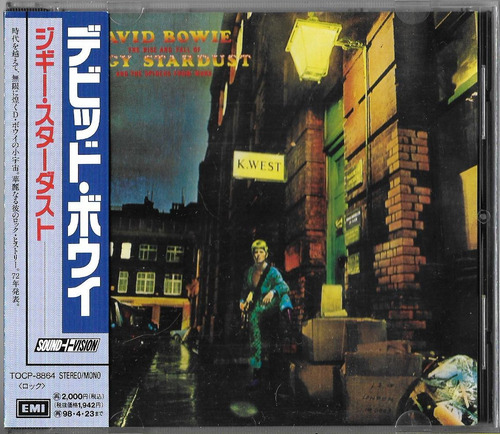 David Bowie Cd  Ziggy Stardust Cd Japones Obi Bonus Tracks