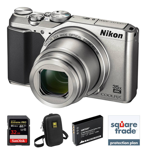 Nikon Coolpix A900 Digital Camara Deluxe Kit (silver)