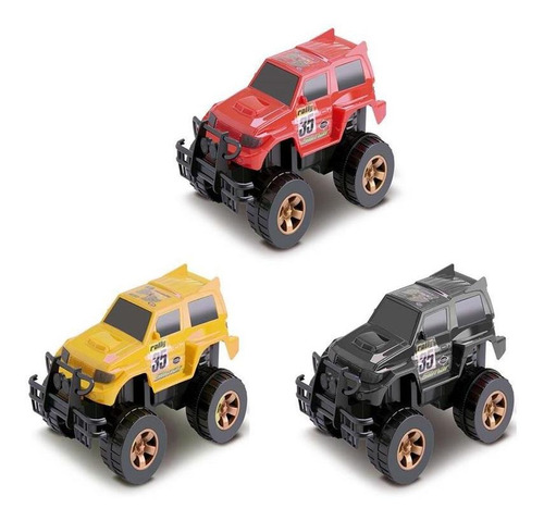 Carro Carrinho Fricção - Rally 4x4 Off Road - 23cm - Silmar