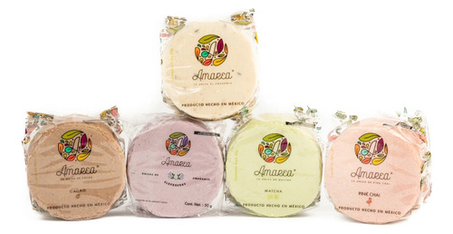 Amarea (25 Pzs)obleas Eldeberry Amaranto, Cacao, Match, Pink