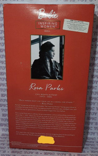 Barbie Signature Inspiring Women Series Rosa Parks (Usado)