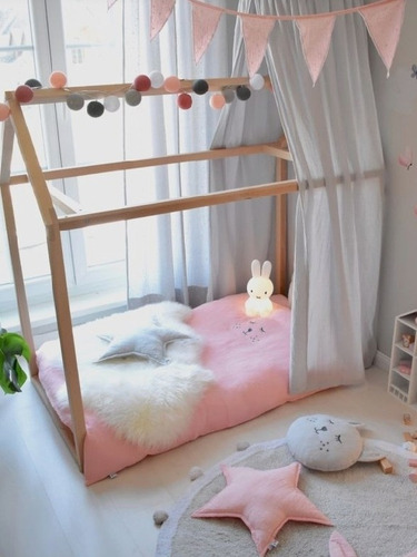 Imagen 7 de 7 de Cama Montessori Palet 1 Plaza