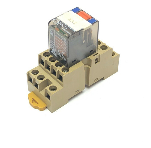 Omron Pyf-14a-n Relay Socket W/ Schrack Pt570l24 Relay Vvn