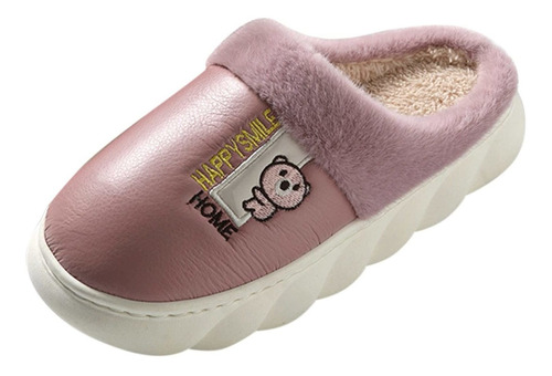 Pantufla Calzado Invierno Zapatilla Forro Comodo Suela Mujer