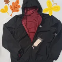 Comprar Campera Yd Dama Rompeviento Reversible Impermeable Capucha