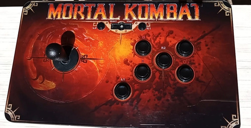 Joystick Play Station 3 Mortal Kombat 3 Arcade Naranja (Usado)