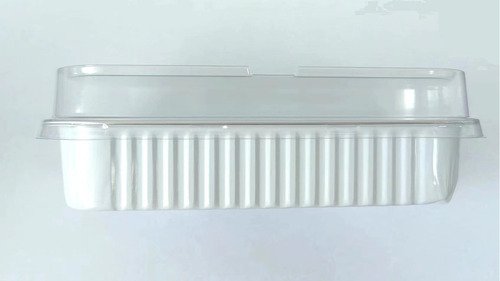 50 Moldes Para Tarta De Hornear Desechables Con Tapa+cuchara Color Blanco