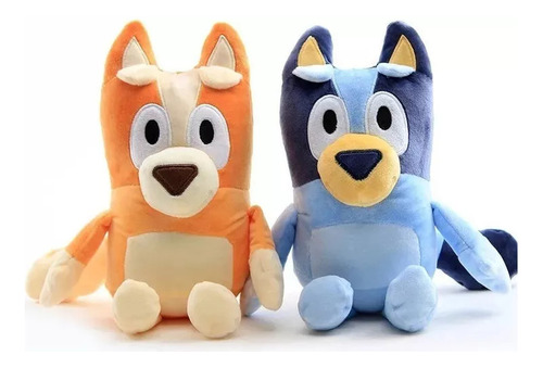 2 Piezas,muñeca De Peluche Bluey And Bingo Para Niños