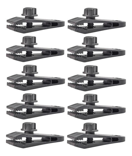 10pcs Abrazadera Clips De Abrazaderas De Toldo Broches De S