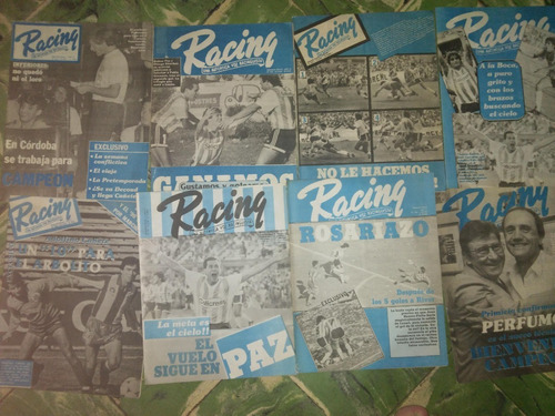 Lote De 15 Revista Partidaria ** Racing ** Años 1990 / 91