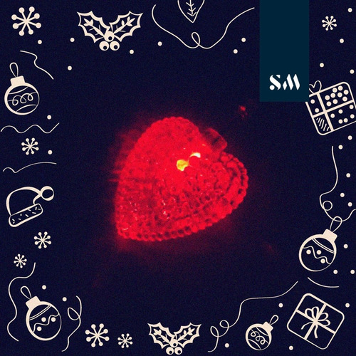 Imagen 2 de 8 de Luces X10 Forma Corazón Color A Pila Silmar