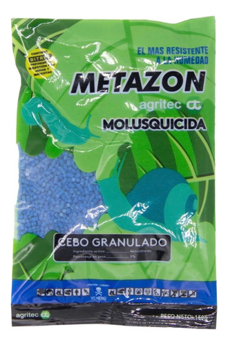 Metazon- Molusquicida Cebo Granulado - Caracoles Babosa 150g