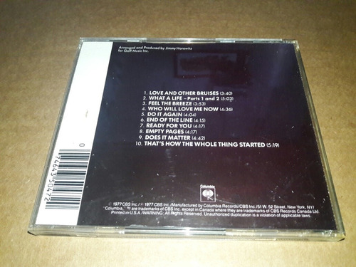 Air Supply - Love And Other Bruises (cd Usa)