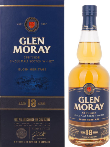 Whisky Glen Moray Elgin Heritage 18 Años 700ml Estuche P