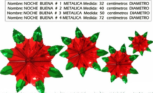 Decoración Papel Picado Navidad 40 Noche Buenas | Envío gratis Decoración Papel Picado Navidad 40 Noche Buenas | Envío gratis