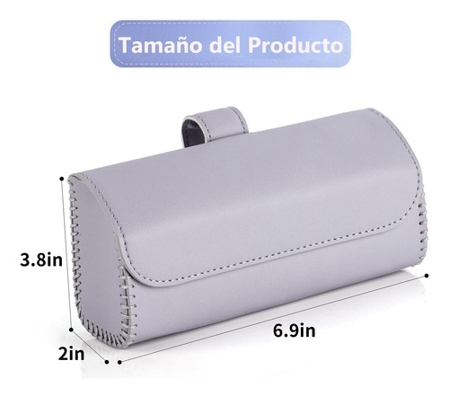 Porta Lentes Para Auto Soporte Para Gafas De Sol Para Visera