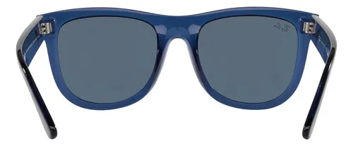 Óculos De Sol Wayfarer Reverse Em Azul Marinho Ray-ban Blue - M